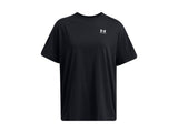Under Armour Womens BF Oversized Logo Short Sleeve T-Shirt - Quick-Drying Cotton Blend