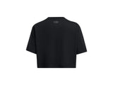 Under Armour Womens Boxy Crop Branded Short Sleeve T-Shirt - Quick Drying