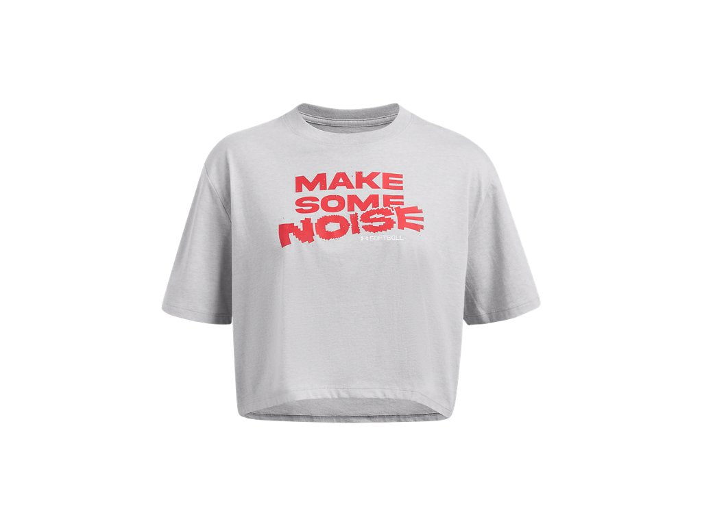 Under Armour Womens Softball Make Noise Short Sleeve Shirt - All-Day Comfort