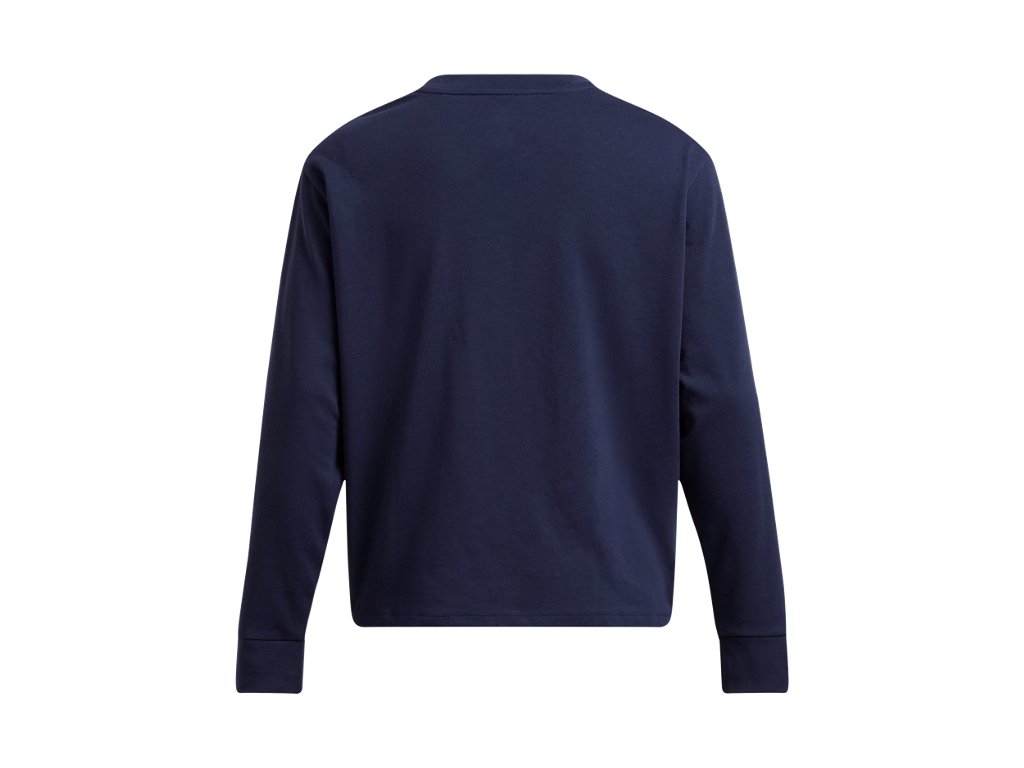 Under Armour Womens Heavyweight Boxy Cropped Long Sleeve T-Shirt - Comfort Cotton Blend