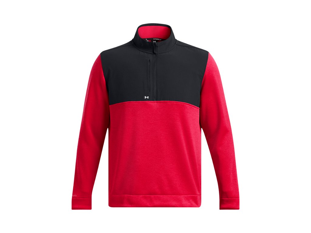 Under Armour Mens Drive Storm SweaterFleece Half Zip Apparel - Water Repellent