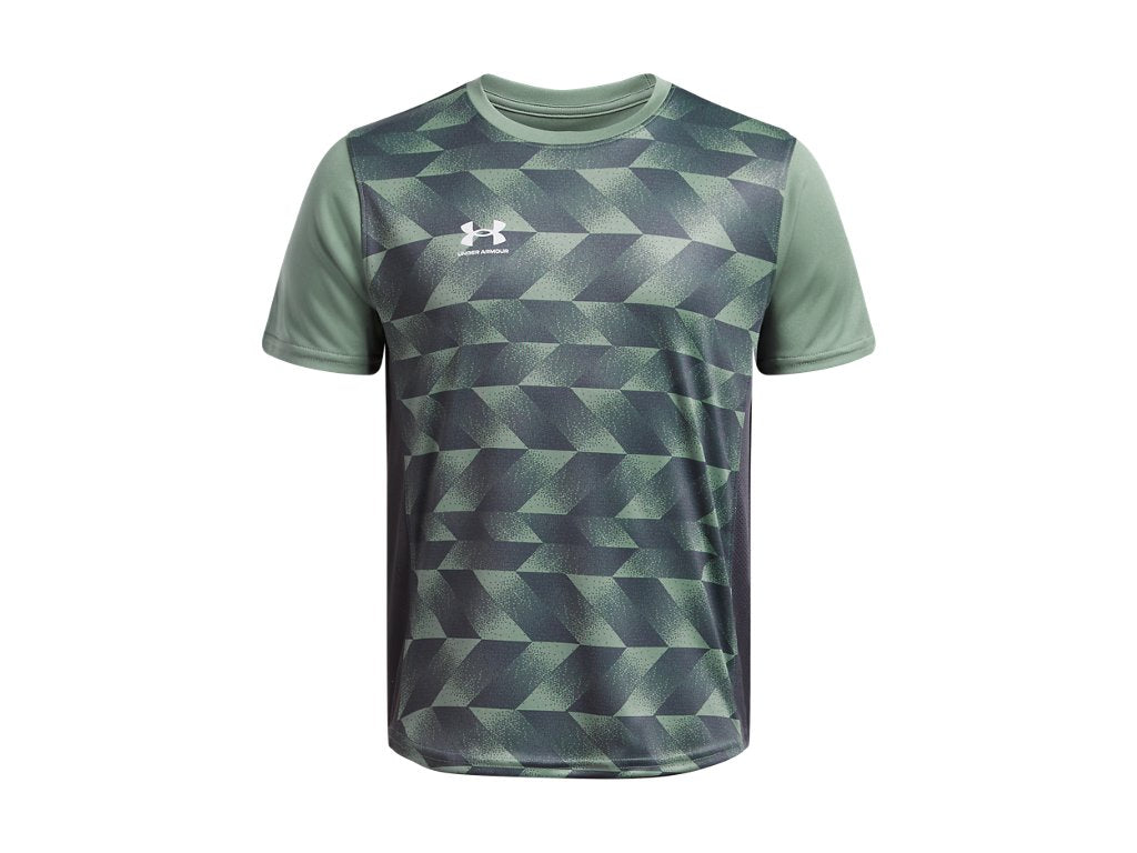 Under Armour Boys Challenger Printed Short Sleeve Shirt - Odor Control Technology