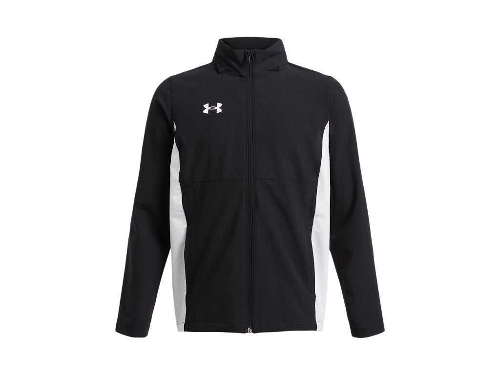 Under Armour Boys Rival Stretch Woven Full-Zip Apparel - Water Repellent