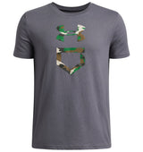 Under Armour Boys Baseball Camo Plate T-Shirt