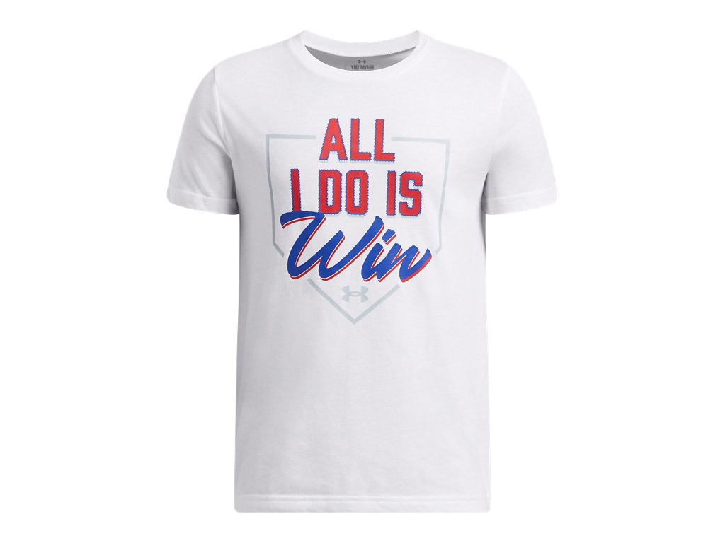 Under Armour Boys Win UA Baseball Short Sleeve Apparel - Recycled Fabric