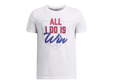 Under Armour Boys Win UA Baseball Short Sleeve Apparel - Recycled Fabric