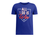 Under Armour Boys Win UA Baseball Short Sleeve Apparel - Recycled Fabric