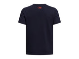 Under Armour Boys UA Baseball Verbiage Short Sleeve Apparel - Super Soft Cotton Blend