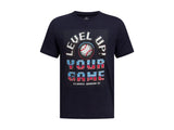 Under Armour Boys UA Baseball Verbiage Short Sleeve Apparel - Super Soft Cotton Blend