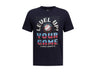 Under Armour Boys UA Baseball Verbiage Short Sleeve Apparel - Super Soft Cotton Blend