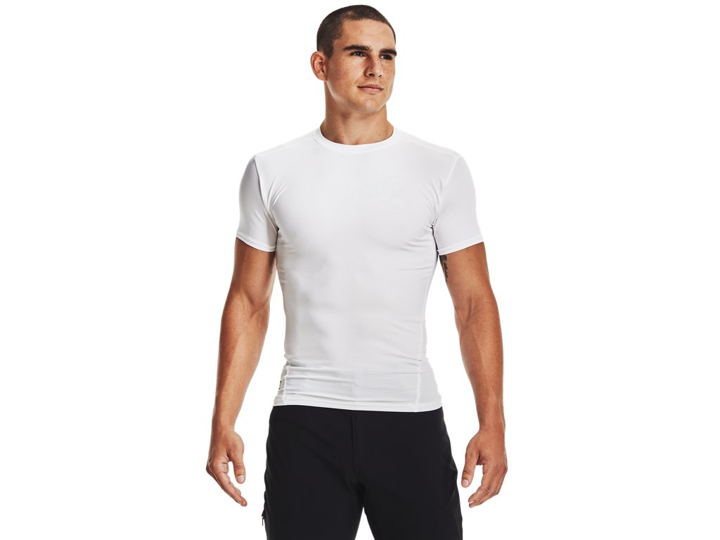 Under Armour Mens Tactical HeatGear Compression Short Sleeve T-Shirt - Superior Sweat Wicking
