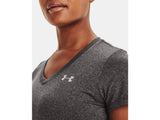 Under Armour Women's Tech V-Neck T-Shirt - Quick-Drying and Ultra-Soft Fabric