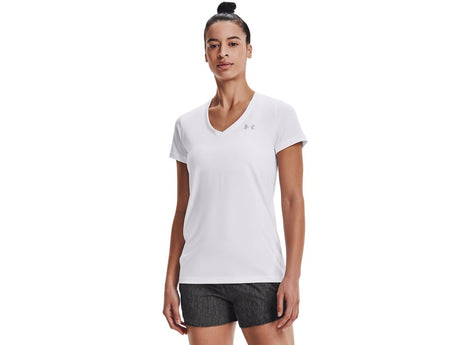 Under Armour Women's Tech V-Neck T-Shirt - Quick-Drying and Ultra-Soft Fabric