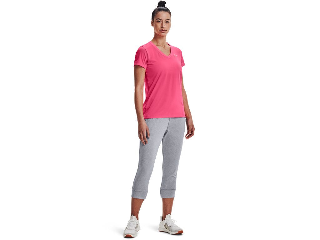 Under Armour Women's Tech V-Neck T-Shirt - Quick-Drying and Ultra-Soft Fabric