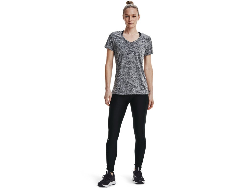 Under Armour Womens Tech Twist V-Neck Short Sleeve Shirt - Quick-Drying and Ultra-Soft