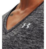 Under Armour Womens Tech Twist V-Neck Short Sleeve Shirt - Quick-Drying and Ultra-Soft