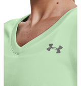 Under Armour Womens Tech Twist V-Neck Short Sleeve Shirt - Quick-Drying and Ultra-Soft