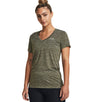 Under Armour Womens Tech Twist V-Neck Short Sleeve Shirt - Quick-Drying and Ultra-Soft