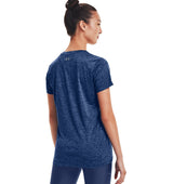 Under Armour Womens Tech Twist V-Neck Short Sleeve Shirt - Quick-Drying and Ultra-Soft