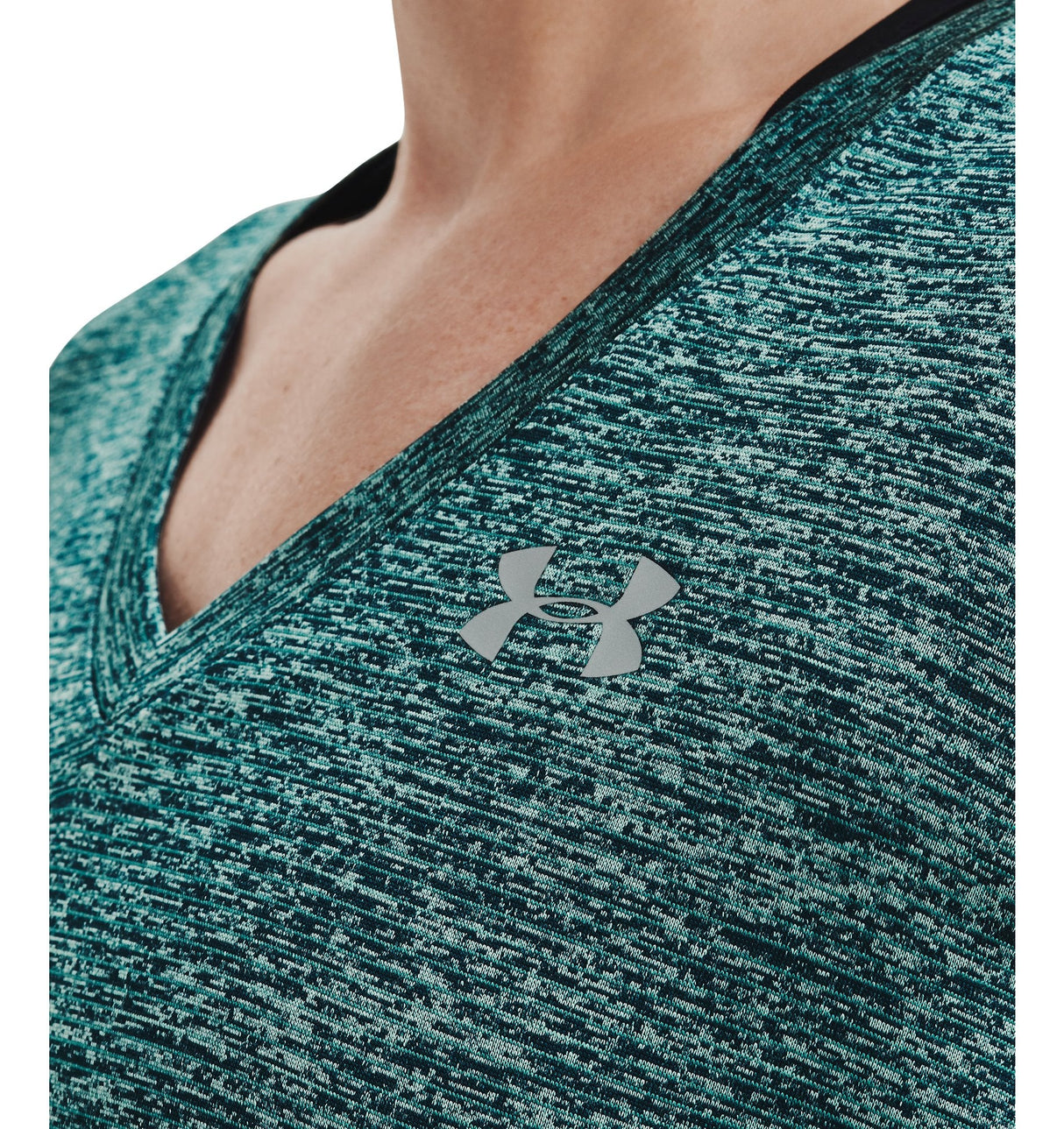 Under Armour Womens Tech Twist V-Neck Short Sleeve Shirt - Quick-Drying and Ultra-Soft
