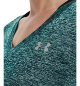 Under Armour Womens Tech Twist V-Neck Short Sleeve Shirt - Quick-Drying and Ultra-Soft
