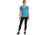 Under Armour Womens Tech Twist V-Neck Short Sleeve Shirt - Quick-Drying and Ultra-Soft