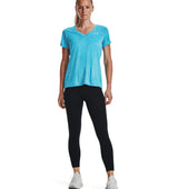 Under Armour Womens Tech Twist V-Neck Short Sleeve Shirt - Quick-Drying and Ultra-Soft