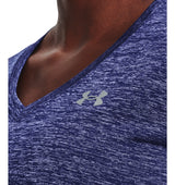 Under Armour Womens Tech Twist V-Neck Short Sleeve Shirt - Quick-Drying and Ultra-Soft