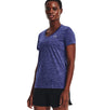 Under Armour Womens Tech Twist V-Neck Short Sleeve Shirt - Quick-Drying and Ultra-Soft