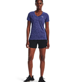 Under Armour Womens Tech Twist V-Neck Short Sleeve Shirt - Quick-Drying and Ultra-Soft