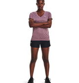 Under Armour Womens Tech Twist V-Neck Short Sleeve Shirt - Quick-Drying and Ultra-Soft