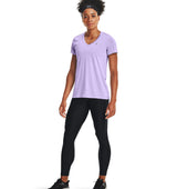 Under Armour Womens Tech Twist V-Neck Short Sleeve Shirt - Quick-Drying and Ultra-Soft