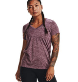 Under Armour Womens Tech Twist V-Neck Short Sleeve Shirt - Quick-Drying and Ultra-Soft
