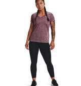 Under Armour Womens Tech Twist V-Neck Short Sleeve Shirt - Quick-Drying and Ultra-Soft