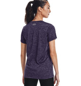 Under Armour Womens Tech Twist V-Neck Short Sleeve Shirt - Quick-Drying and Ultra-Soft