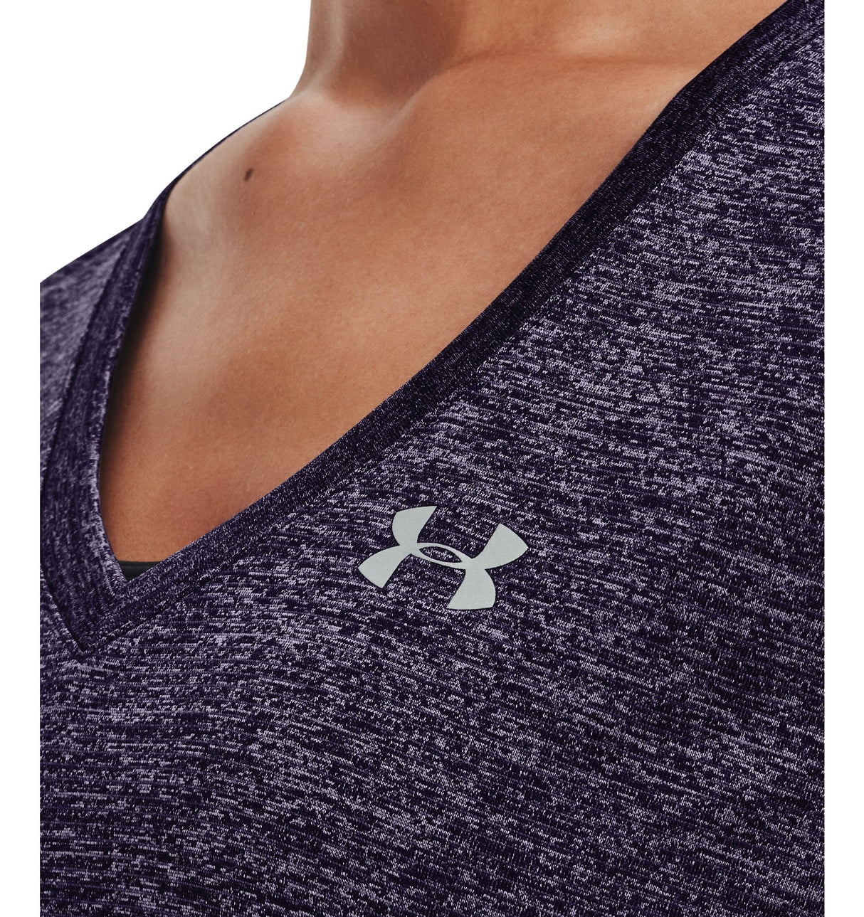 Under Armour Womens Tech Twist V-Neck Short Sleeve Shirt - Quick-Drying and Ultra-Soft