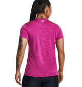 Under Armour Womens Tech Twist V-Neck Short Sleeve Shirt - Quick-Drying and Ultra-Soft