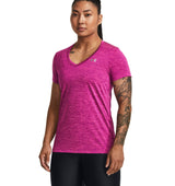 Under Armour Womens Tech Twist V-Neck Short Sleeve Shirt - Quick-Drying and Ultra-Soft