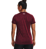 Under Armour Womens Tech Twist V-Neck Short Sleeve Shirt - Quick-Drying and Ultra-Soft