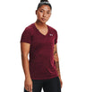 Under Armour Womens Tech Twist V-Neck Short Sleeve Shirt - Quick-Drying and Ultra-Soft