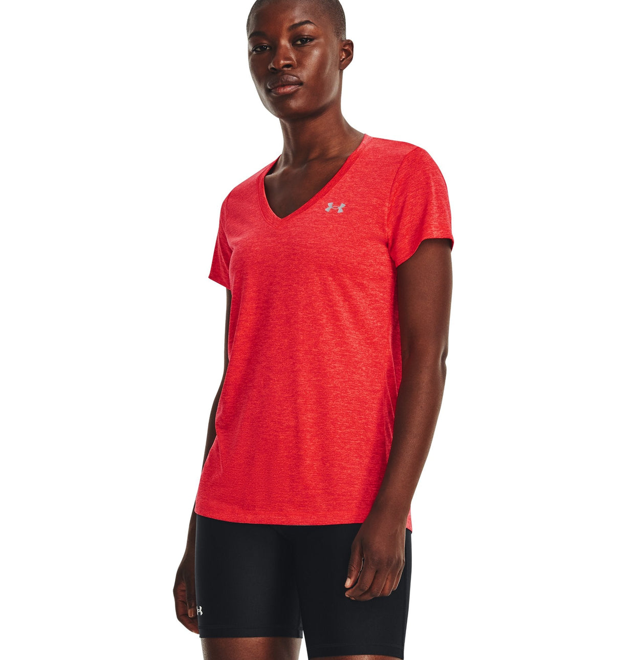 Under Armour Womens Tech Twist V-Neck Short Sleeve Shirt - Quick-Drying and Ultra-Soft