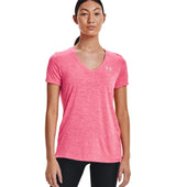 Under Armour Womens Tech Twist V-Neck Short Sleeve Shirt - Quick-Drying and Ultra-Soft