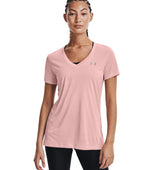 Under Armour Womens Tech Twist V-Neck Short Sleeve Shirt - Quick-Drying and Ultra-Soft