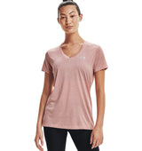 Under Armour Womens Tech Twist V-Neck Short Sleeve Shirt - Quick-Drying and Ultra-Soft