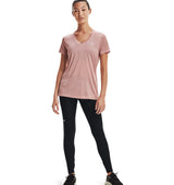 Under Armour Womens Tech Twist V-Neck Short Sleeve Shirt - Quick-Drying and Ultra-Soft