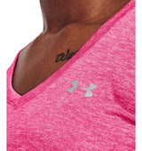 Under Armour Womens Tech Twist V-Neck Short Sleeve Shirt - Quick-Drying and Ultra-Soft