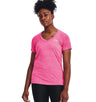 Under Armour Womens Tech Twist V-Neck Short Sleeve Shirt - Quick-Drying and Ultra-Soft