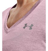 Under Armour Womens Tech Twist V-Neck Short Sleeve Shirt - Quick-Drying and Ultra-Soft