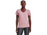 Under Armour Womens Tech Twist V-Neck Short Sleeve Shirt - Quick-Drying and Ultra-Soft