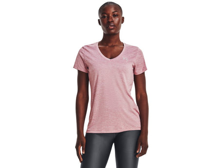 Under Armour Womens Tech Twist V-Neck Short Sleeve Shirt - Quick-Drying and Ultra-Soft